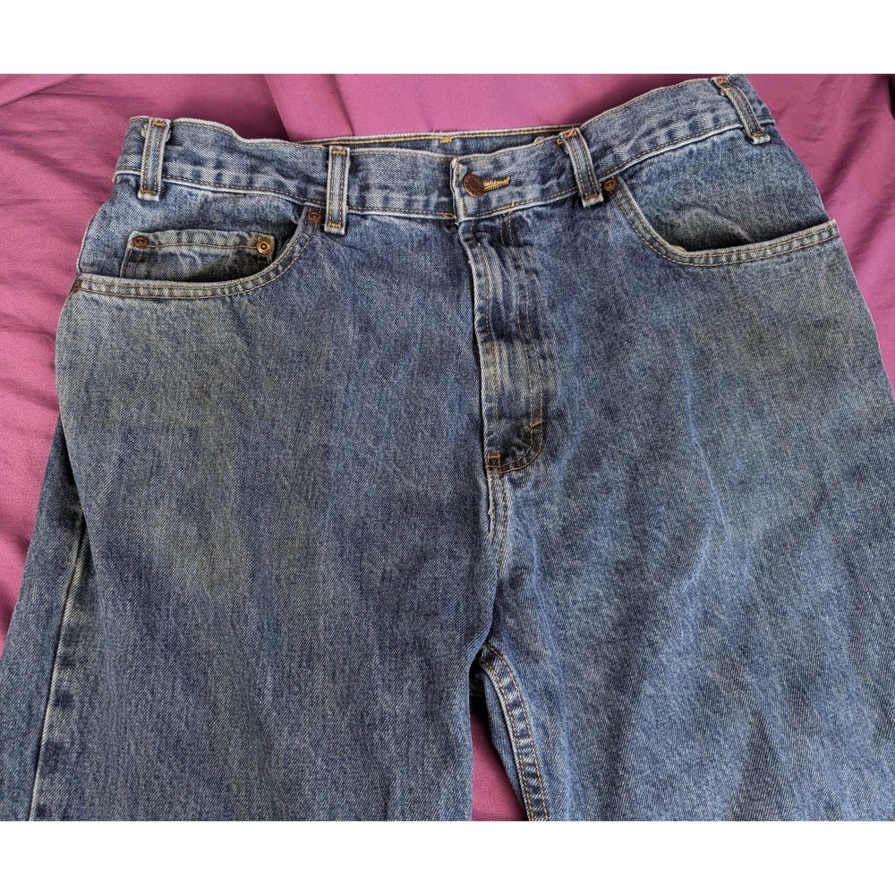 Vintage Kirkland Signature Straight Blue Jeans Mens 38x32(tag) 36" Waist